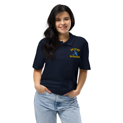 Spitfire Mavericks Unisex pique polo shirt