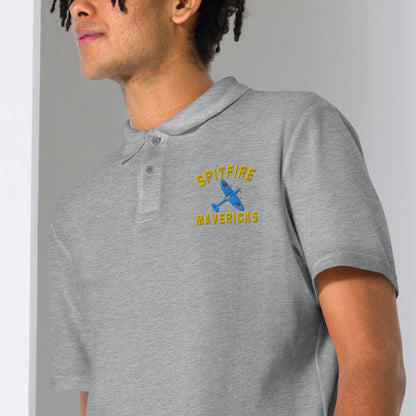 Spitfire Mavericks Unisex pique polo shirt