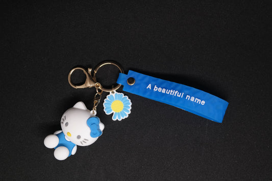 Heylo Kitty Blue Keyring