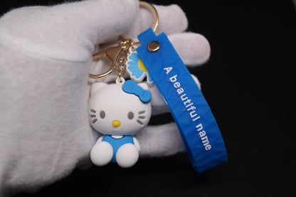 Heylo Kitty Blue Keyring