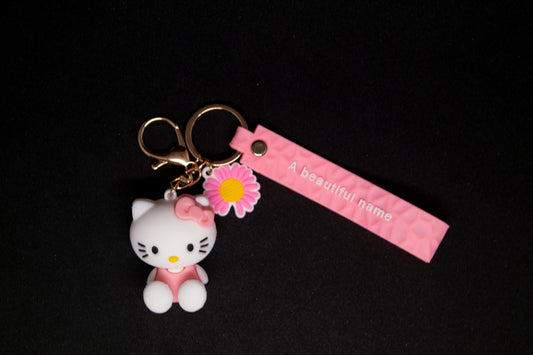 Heylo Kitty Pink Keyring