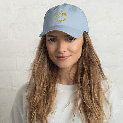 Batty Catty Fat Cat Embroidered Dad hat