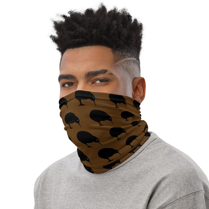 NZ Kiwi Dark Brown - Neck Gaiter