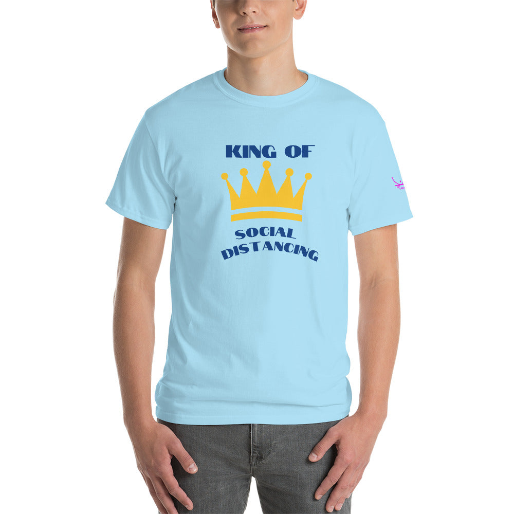 King of Social Distancing - Short Sleeve T-Shirt
