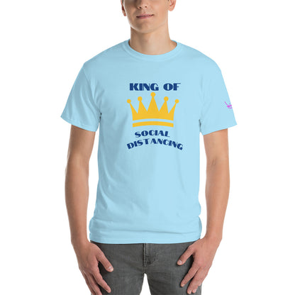 King of Social Distancing - Short Sleeve T-Shirt