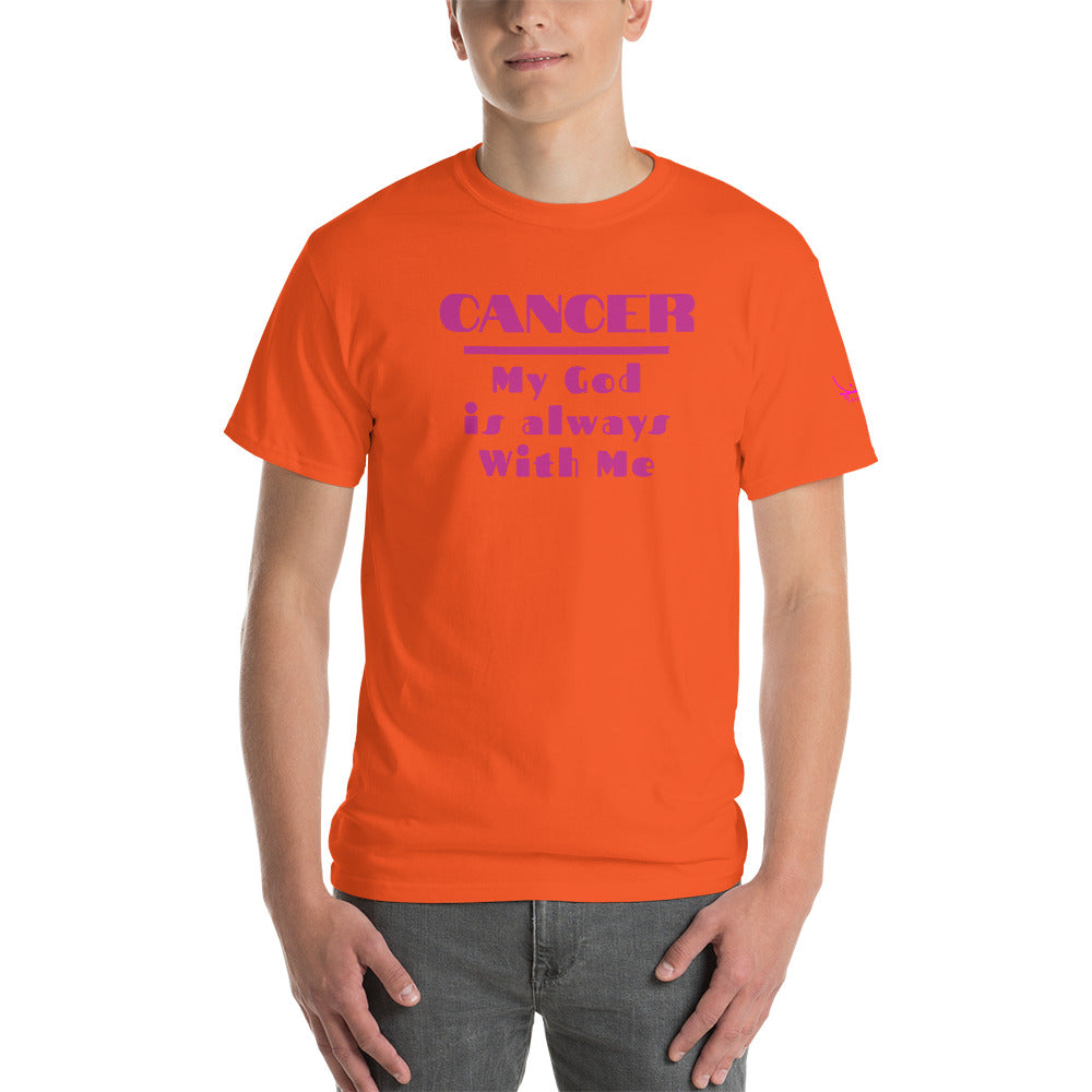 Cancer My God is always with me - Short Sleeve T-Shirt