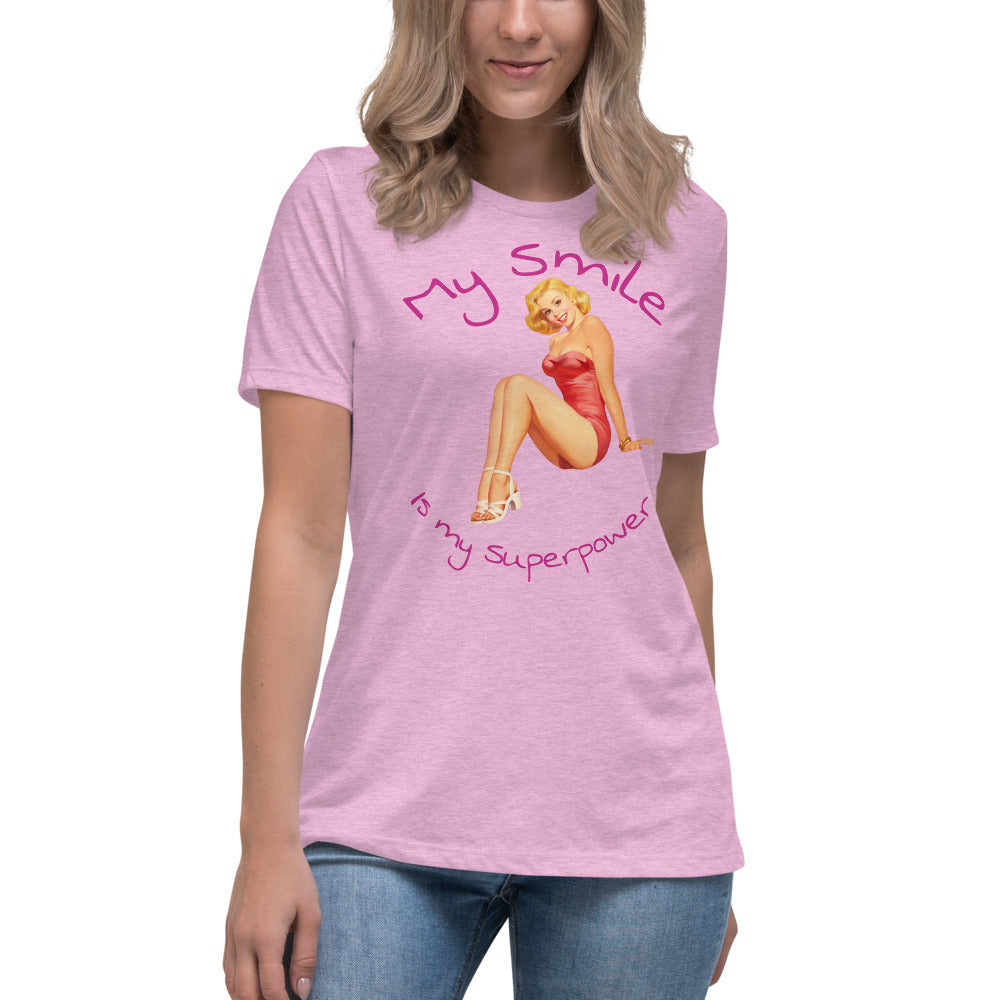 My Smile is my superpower - Women's Relaxed T-Shirt