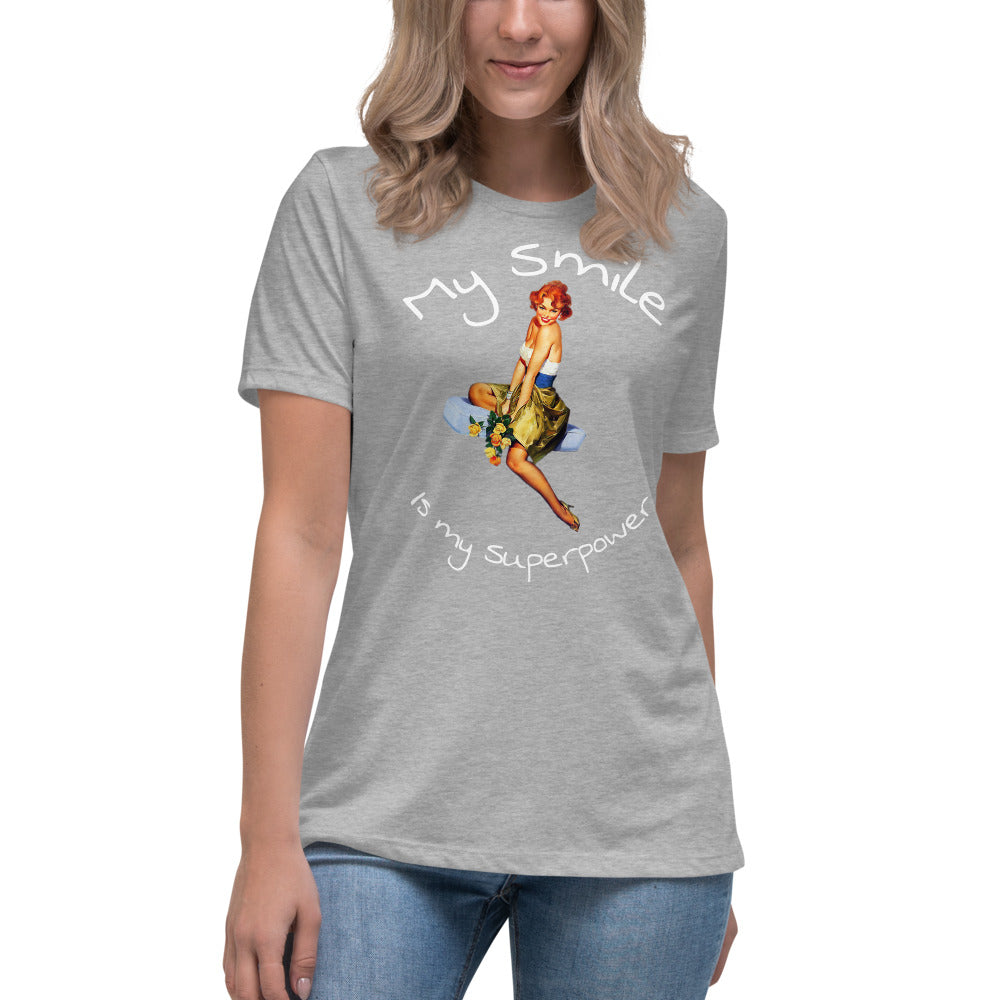 My Smile is my superpower - Women's Relaxed T-Shirt