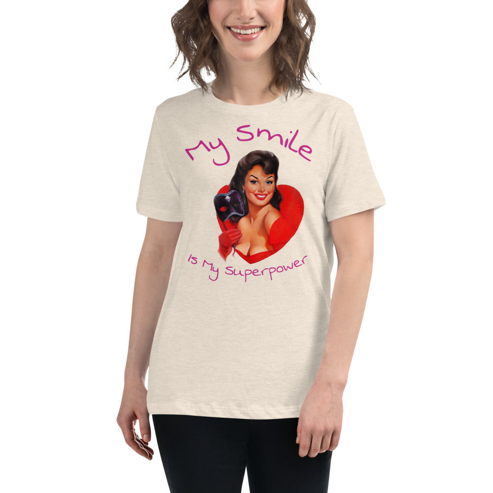 My Smile is my superpower - Women's Relaxed T-Shirt