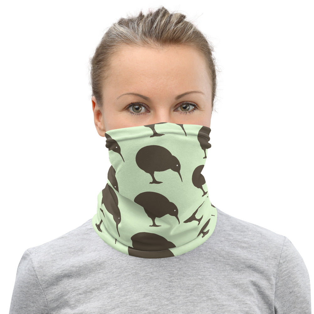 NZ Kiwi brown cream - Neck Gaiter