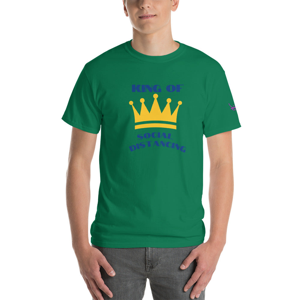 King of Social Distancing - Short Sleeve T-Shirt