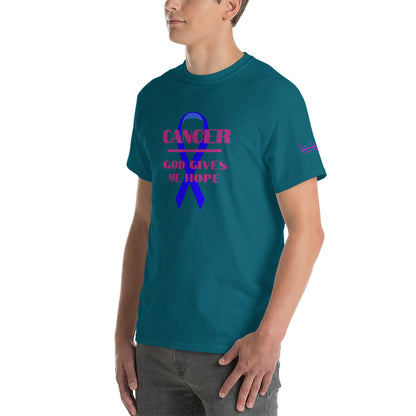 Cancer God Gives Me Hope - Short Sleeve T-Shirt