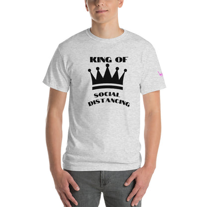 King of Social Distancing - Short Sleeve T-Shirt