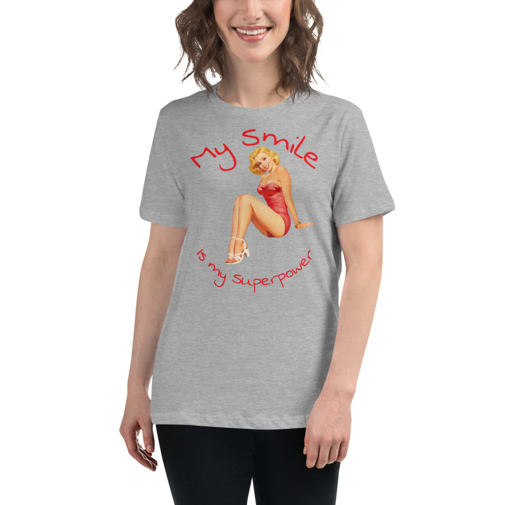 My Smile is my superpower - Women's Relaxed T-Shirt