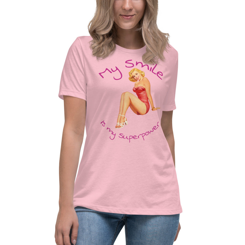 My Smile is my superpower - Women's Relaxed T-Shirt