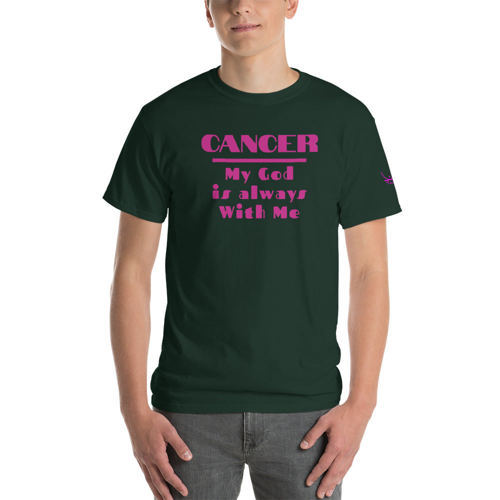 Cancer My God is always with me - Short Sleeve T-Shirt