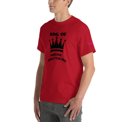 King of Social Distancing - Short Sleeve T-Shirt