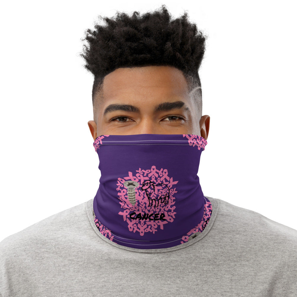 Screw Ewe Breast Cancer purple - Neck Gaiter