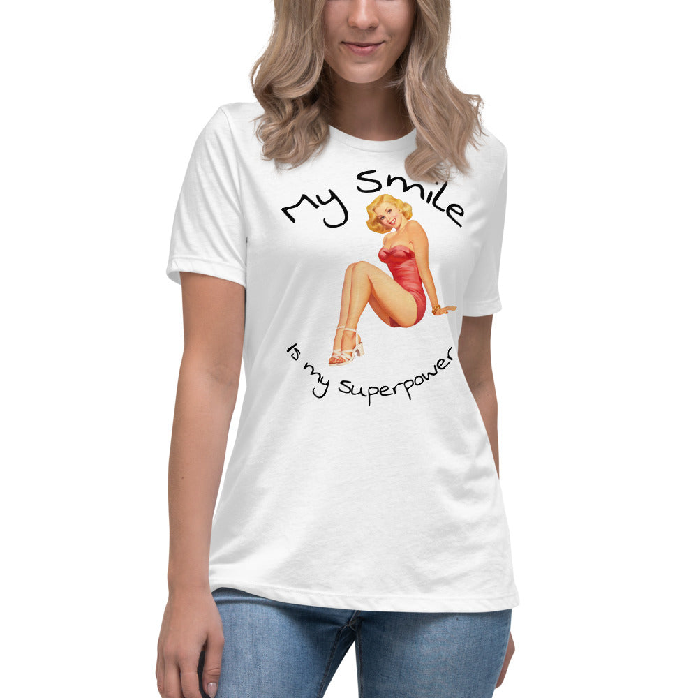 My Smile is my superpower - Women's Relaxed T-Shirt