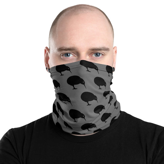 NZ Kiwi Dark Grey - Neck Gaiter