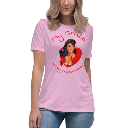 My Smile is my superpower - Women's Relaxed T-Shirt