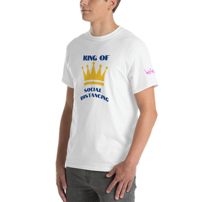 King of Social Distancing - Short Sleeve T-Shirt