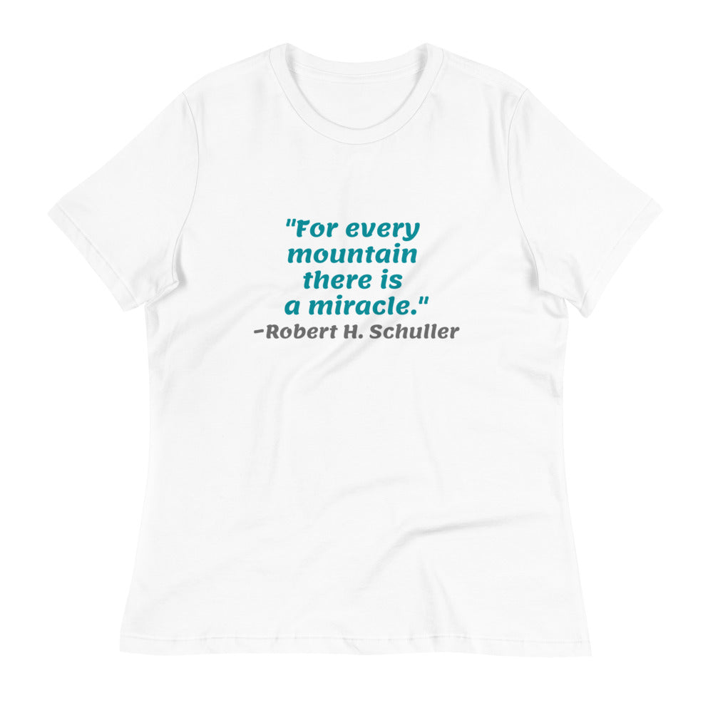 Blue For Every Mountain -- Womens Relaxed T Shirt