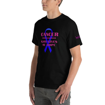 Cancer God Gives Me Hope - Short Sleeve T-Shirt