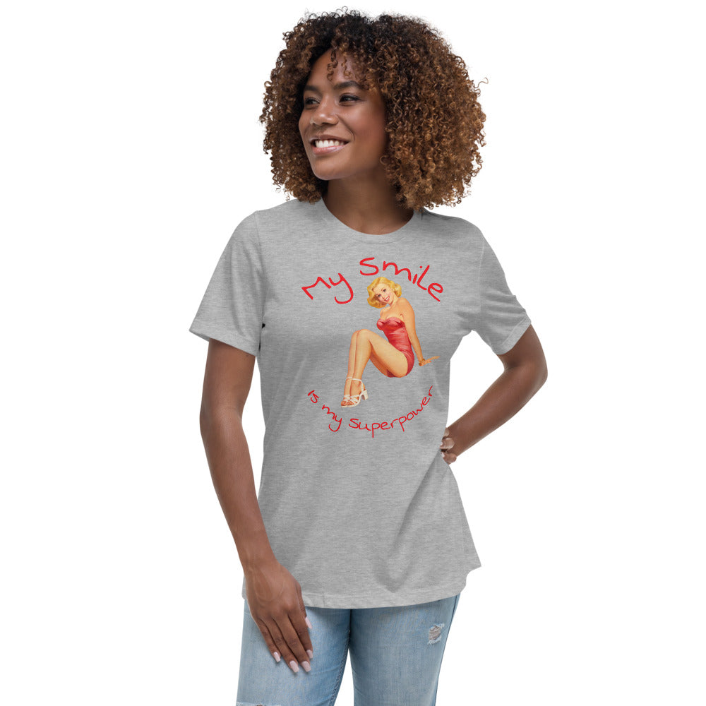 My Smile is my superpower - Women's Relaxed T-Shirt