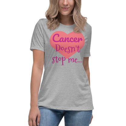 Cancer Doesn't Stop Me Having Hot Sex - Women's Relaxed T-Shirt