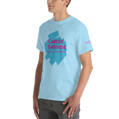 Cancer Survivor Not a Victim - Short Sleeve T-Shirt