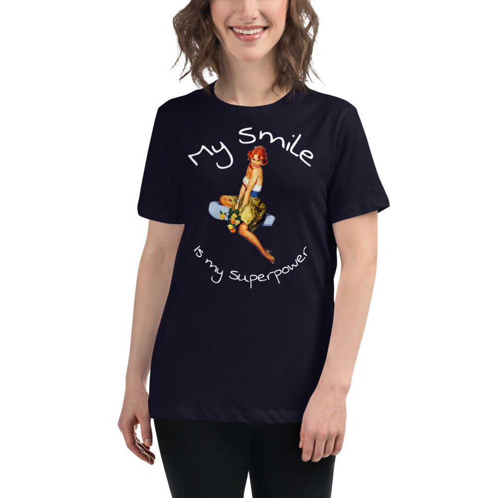 My Smile is my superpower - Women's Relaxed T-Shirt