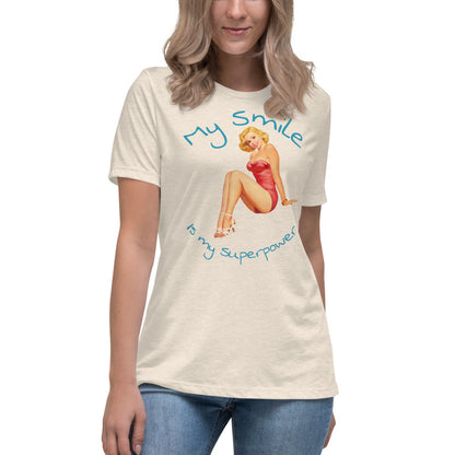 My Smile is my superpower - Women's Relaxed T-Shirt