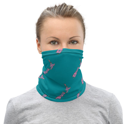 NZ Breast Cancer Light Blue - Neck Gaiter