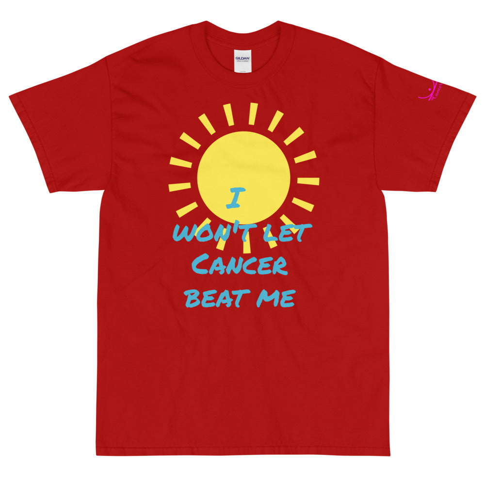 I Won't Let Cancer Beat Me - Short Sleeve T-Shirt