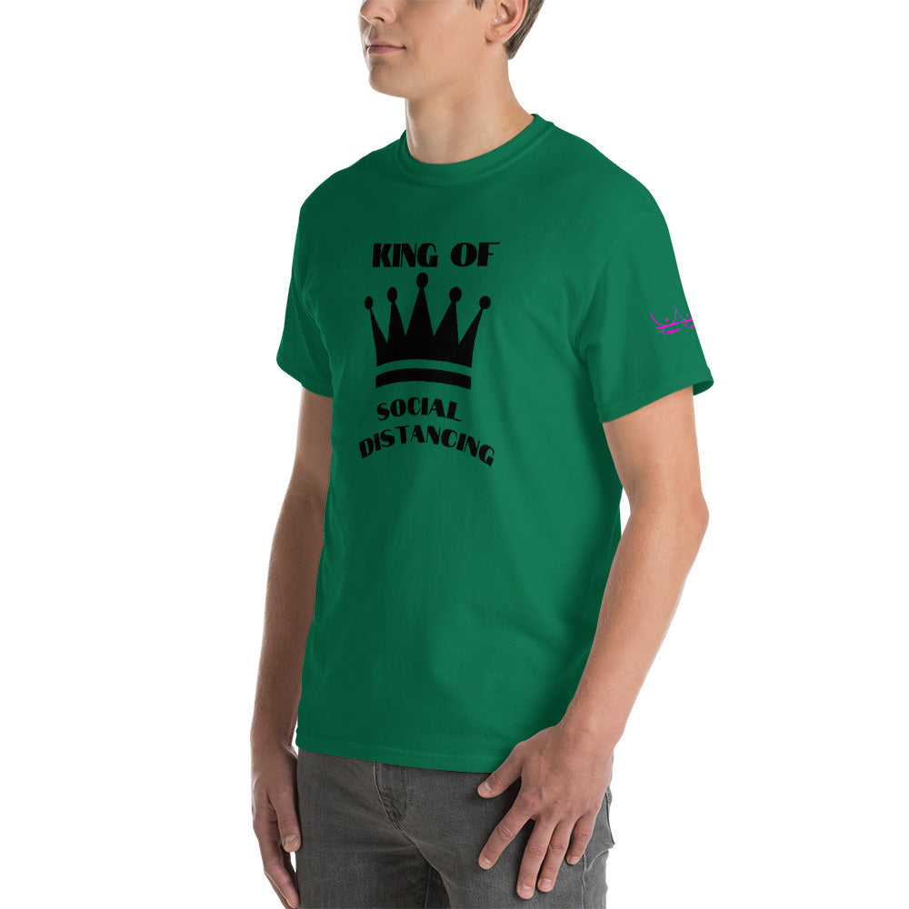 King of Social Distancing - Short Sleeve T-Shirt