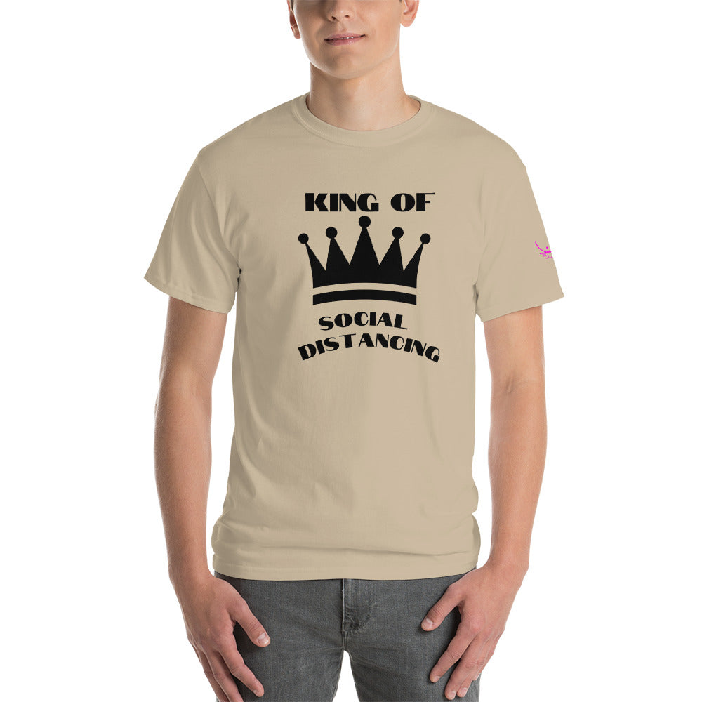 King of Social Distancing - Short Sleeve T-Shirt