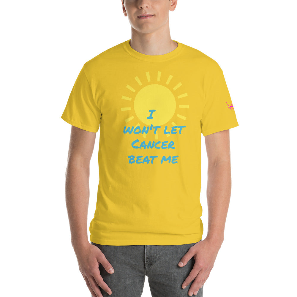 I Won't Let Cancer Beat Me - Short Sleeve T-Shirt
