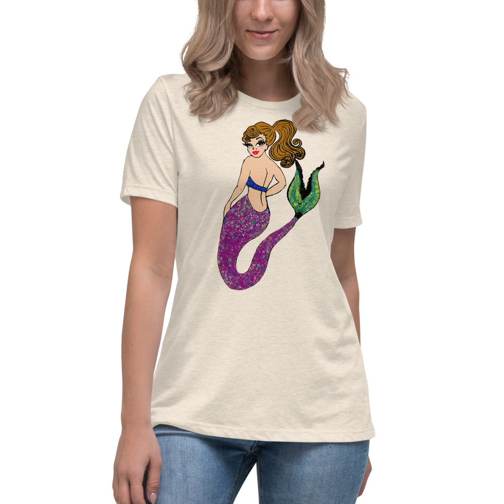 Mermaid -- Womens Relaxed T Shirt