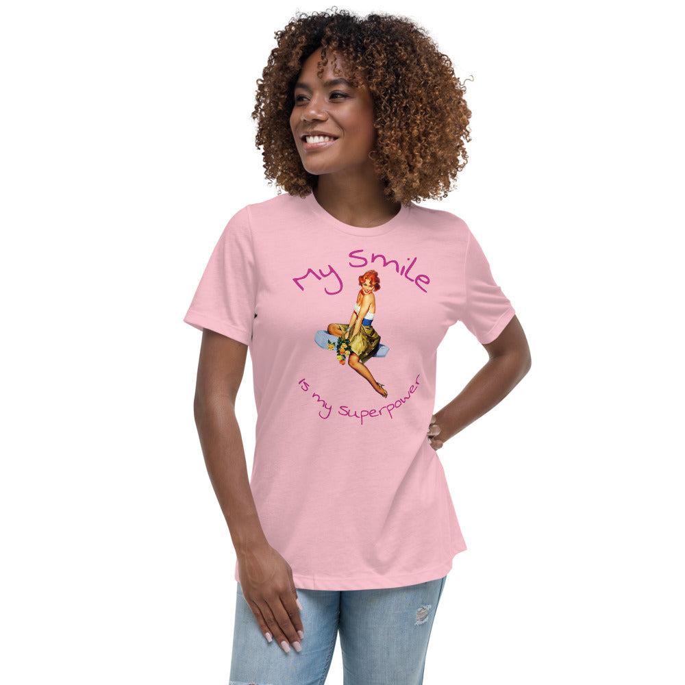 My Smile is my superpower - Women's Relaxed T-Shirt
