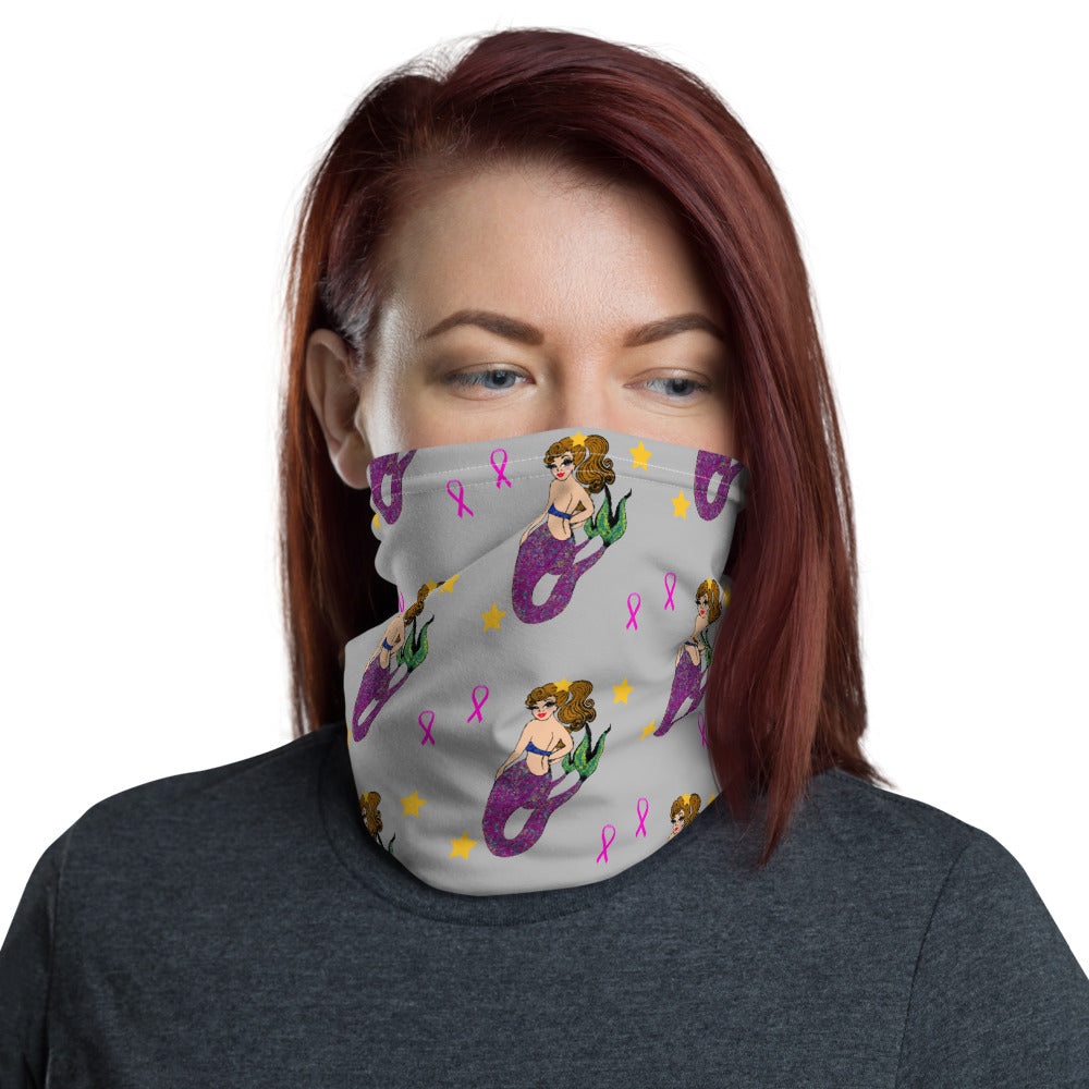 Mermaid Breast Cancer - Neck Gaiter