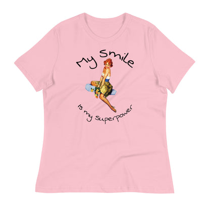 My Smile is my superpower - Women's Relaxed T-Shirt