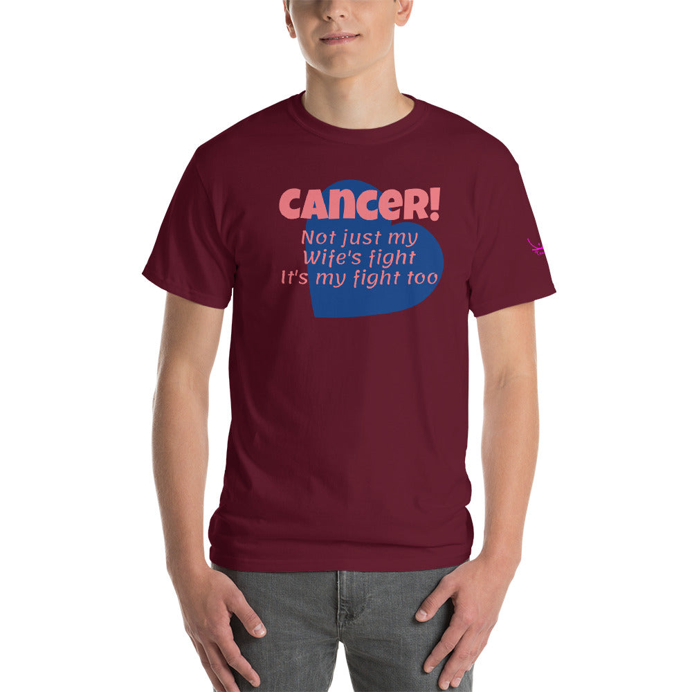 Cancer Not Just My Wife's Fight - Short Sleeve T-Shirt