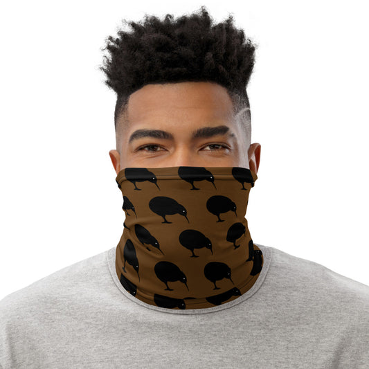 NZ Kiwi Dark Brown - Neck Gaiter