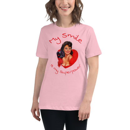 My Smile is my superpower - Women's Relaxed T-Shirt