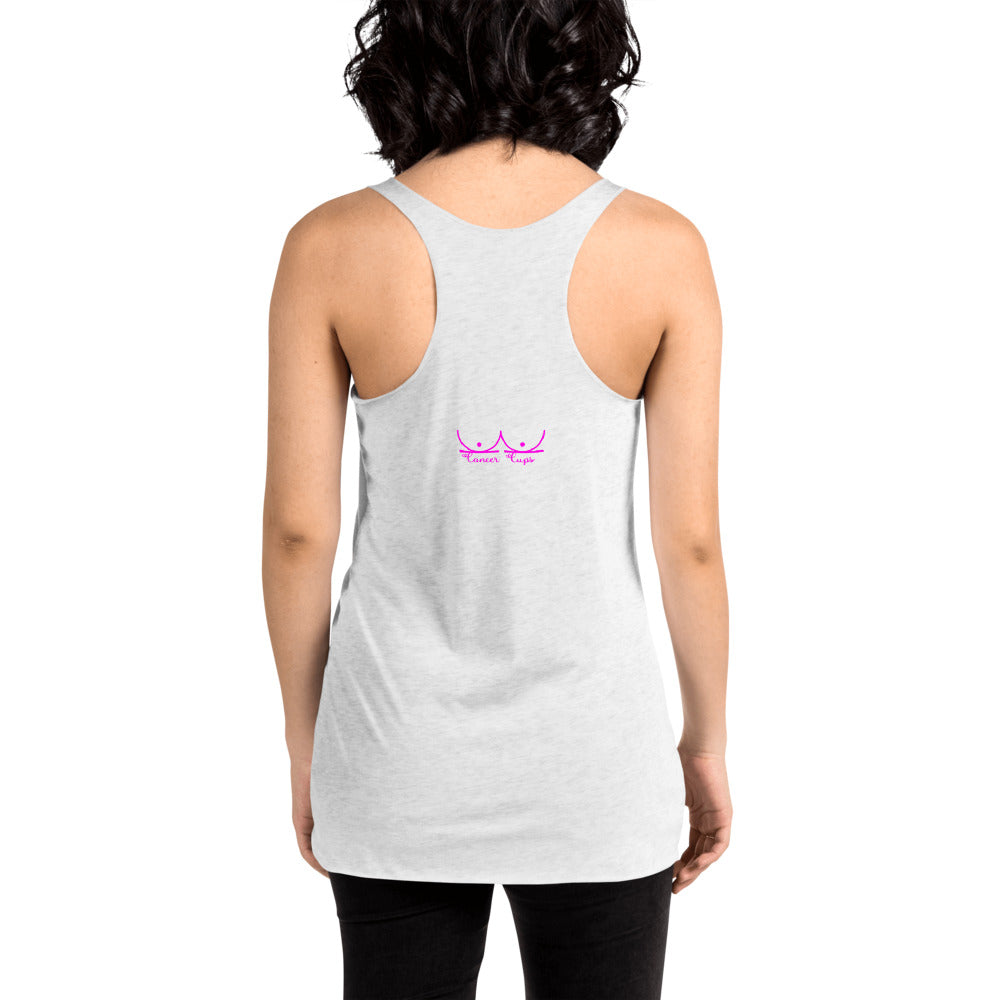 Pink Cancer Unicorn- Women's Racerback Tank