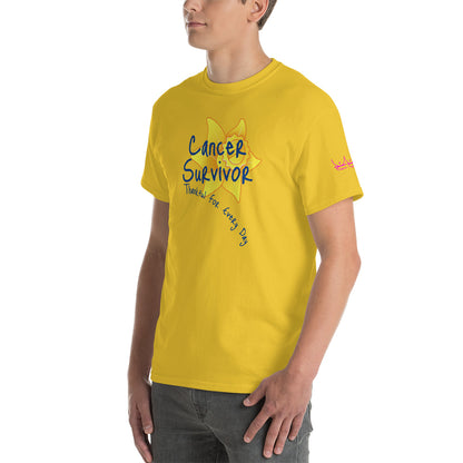 Cancer Survivor Thankful for Every Day - Short Sleeve T-Shirt