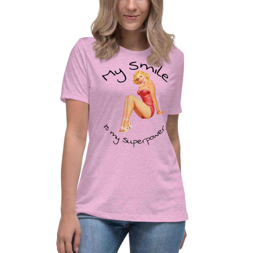 My Smile is my superpower - Women's Relaxed T-Shirt