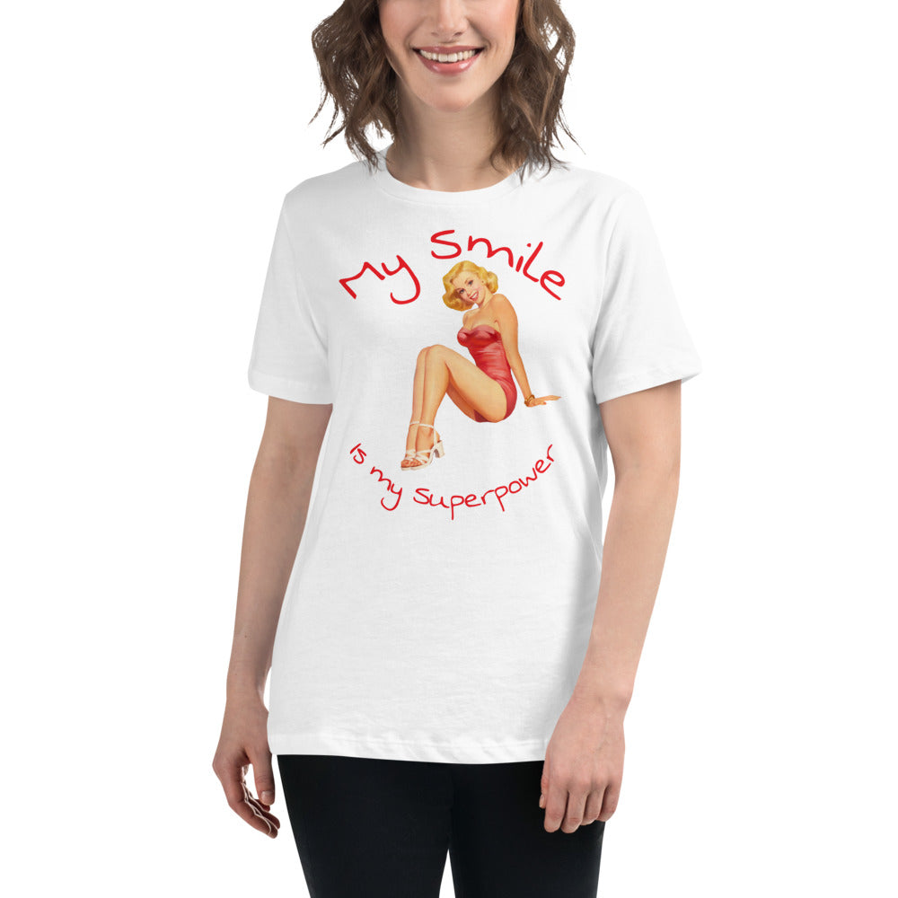 My Smile is my superpower - Women's Relaxed T-Shirt