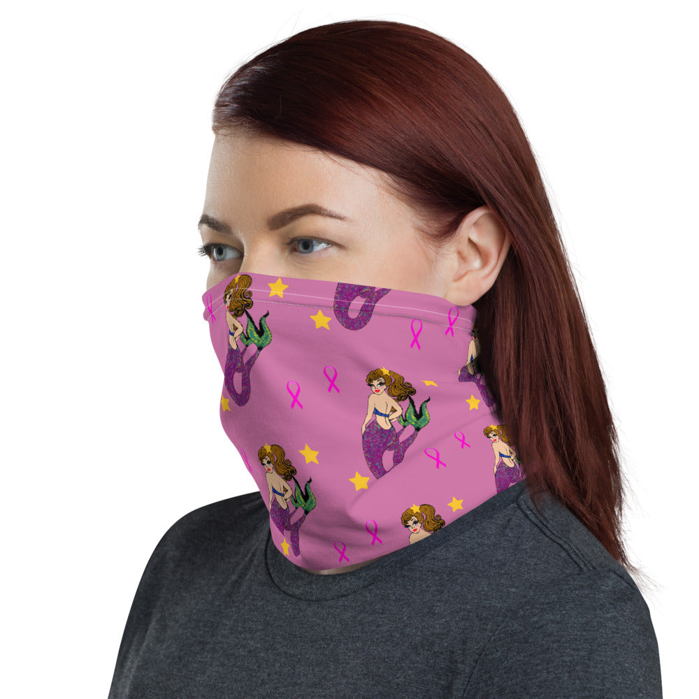 Mermaid Breast Cancer - Neck Gaiter